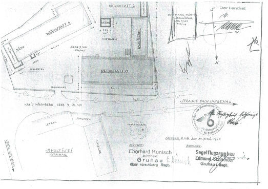 Mapa Zakładów Szybowcowych